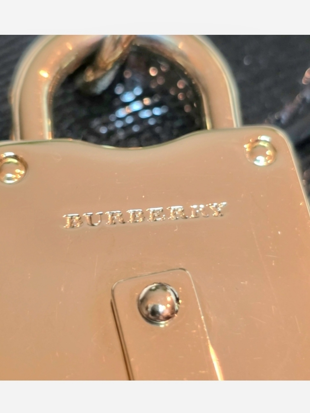✨ Burberry LIMITED EDITION Prorsum Blaze Studded Bowling Bag Satchel ✨ - Picture 10 of 16